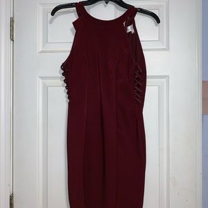 Dark Red formal dress